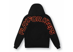 Geedup Co Play For Keeps Hoodie - Black/Black Orange