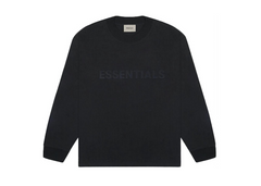 Fear of God Essentials Applique Logo Long Sleeve T-Shirt - Stretch Limo (SS20)