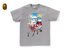 BAPE Tokyo Exclusive Culture Ape Head T-Shirt - Grey