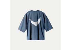 Yeezy x Gap Engineered by Balenciaga Dove 3/4 Sleeve T-Shirt - Blue (SS22)