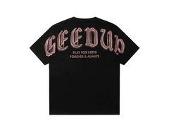 Geedup Chrome T-Shirt Black / Rose