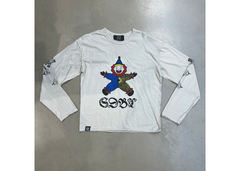 Cutie Clown Long Sleeve T-Shirt - Cream