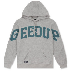 Team Logo Hoodie - Grey/Aqua Green