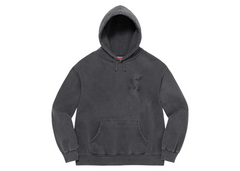 Overdyed S Logo Hoodie - Black (SS23)
