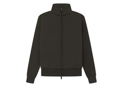 Essentials Full Zip Jacket - Off Black (SS23)