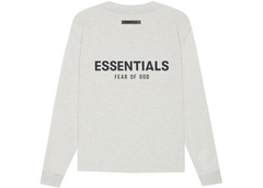 Essentials Long Sleeve T-Shirt - Light Heather Oatmeal (SS21)
