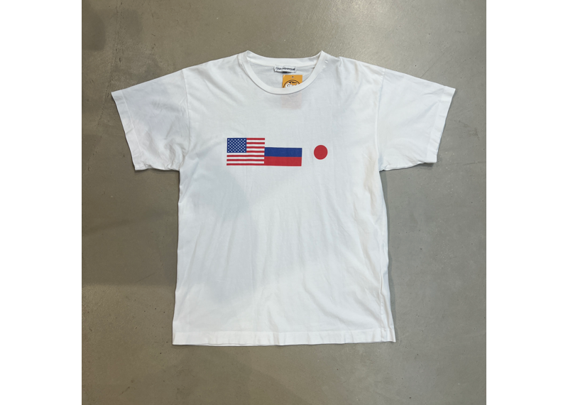 Gosha Rubchinskiy Flag T Shirt White The Good Kid