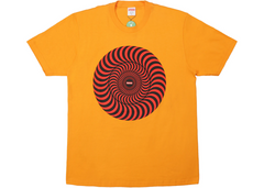 Spitfire Classic Swirl T-Shirt - Bright Orange (SS18)