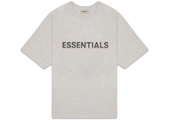 Essentials Applique Logo T-Shirt - Heather Oatmeal (FW20)