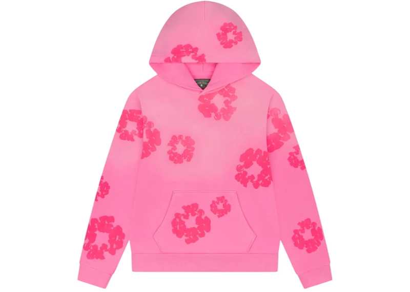 Denim Tears Cotton Wreath Hoodie - Tonal Pink