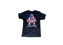 Chrome Hearts USA Flag Triple Cross T Shirt