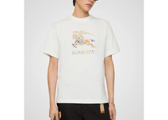 Burberry EKD Ombre Logo T-Shirt - White
