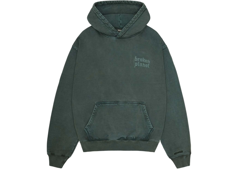 Broken Planet Basics Hoodie - Washed Emerald Green (FW23)