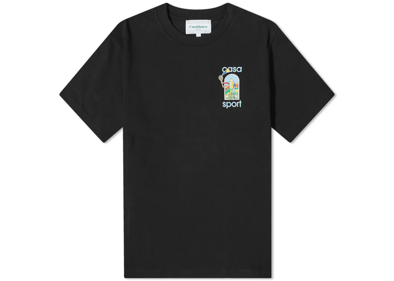 Casablanca Le Jeu Colore T-Shirt - Black