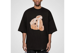 Palm Angels Oversize Big Bear T-Shirt - Black