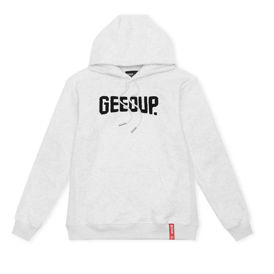 Geedup Co Play For Keeps Hoodie - White Marle/Black