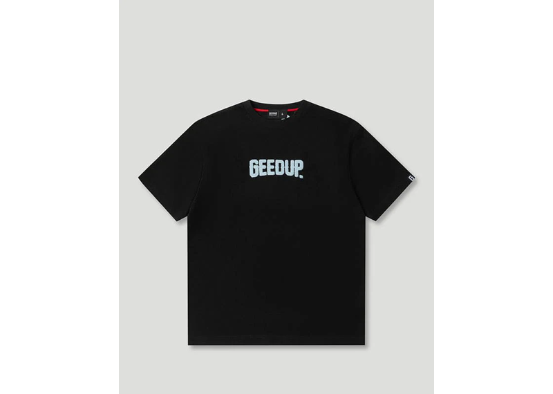 Geedup Co PFK Script T-Shirt - Black/Blue
