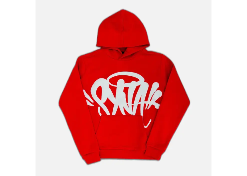 Syna World Logo Hoodie - Red/White