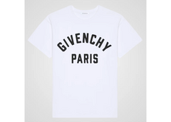 Givenchy Paris Embroidered Logo Patch T-Shirt, White/Black