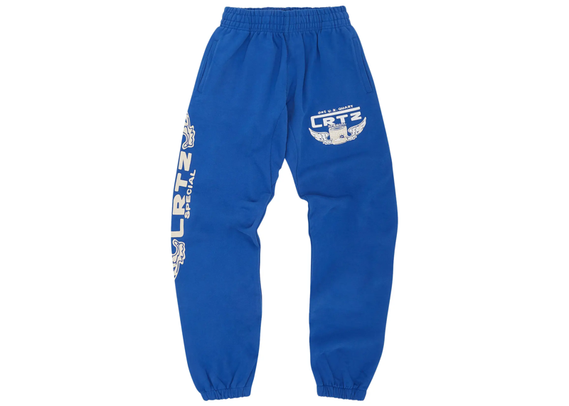 Corteiz Gasolina Sweatpants - Royal Blue