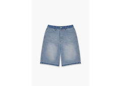 By Tydon Baggy Jorts - Washed Blue Denim