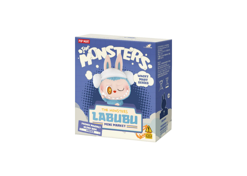 Pop Mart The Monsters Labubu Wacky Mart Series Fridge Magnet Blind Box
