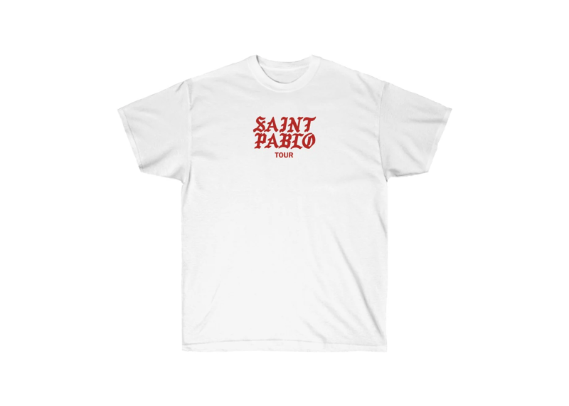 Kanye West Concert T-Shirt Saint Pablo Tour White