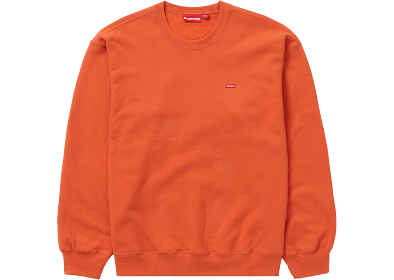 Supreme Small Box Logo Crewneck - Burnt Orange