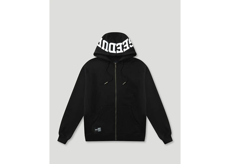 Geedup Co Team Logo Hooded Jacket - Black