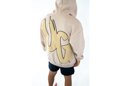 Undrground Moving In Silence Collection Kids Hoodie - Tan/Black