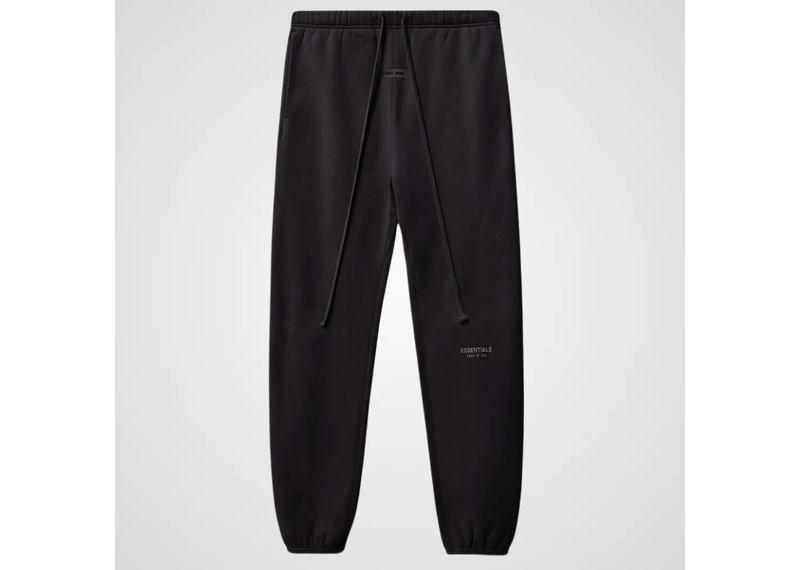 Fear Of God Essentials Fleece Sweatpant - Jet Black (SS25)