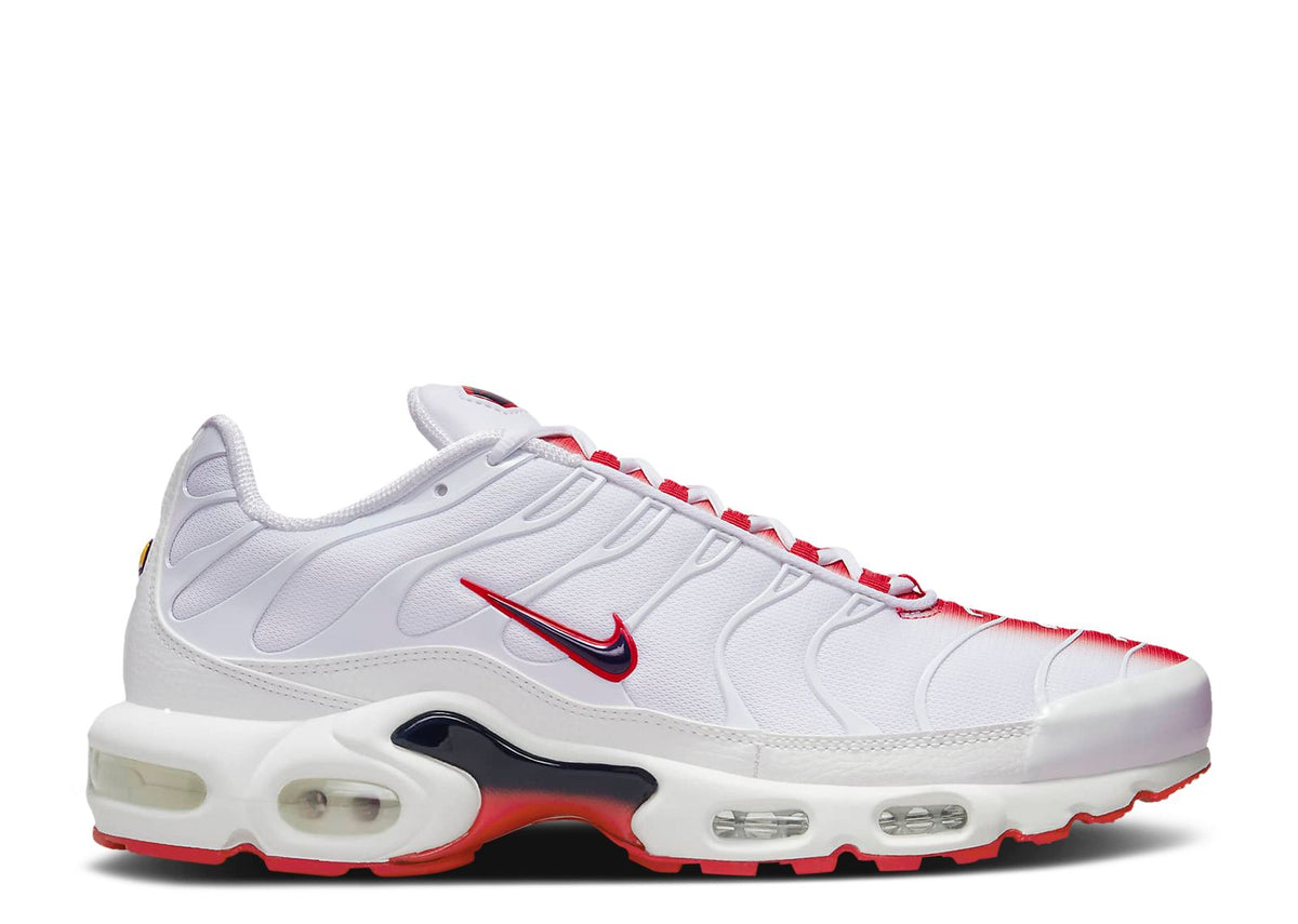 Air Max Plus White University Red