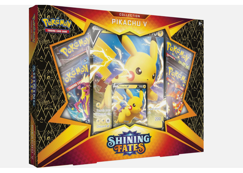 Pokemon TCG Shining Fates Pikachu V Collection Box