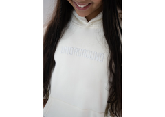 Undrground Moving In Silence Collection Kids Hoodie - Cream/Off White