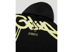 Geedup Co Handstyle Hoodie - Black/Sorbet