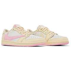 Travis Scott x Air Jordan 1 Retro Low OG 'Muslin Shy Pink'