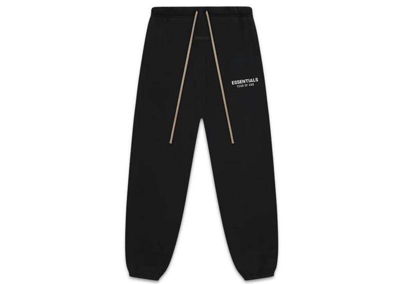 Fear Of God Essentials Fleece Sweatpants - Black (FW24)