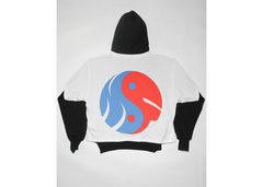 Cheff PYP Layered Hoodie - Black/White