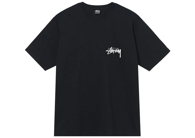 Stussy Fuzzy Dice T-Shirt - Black