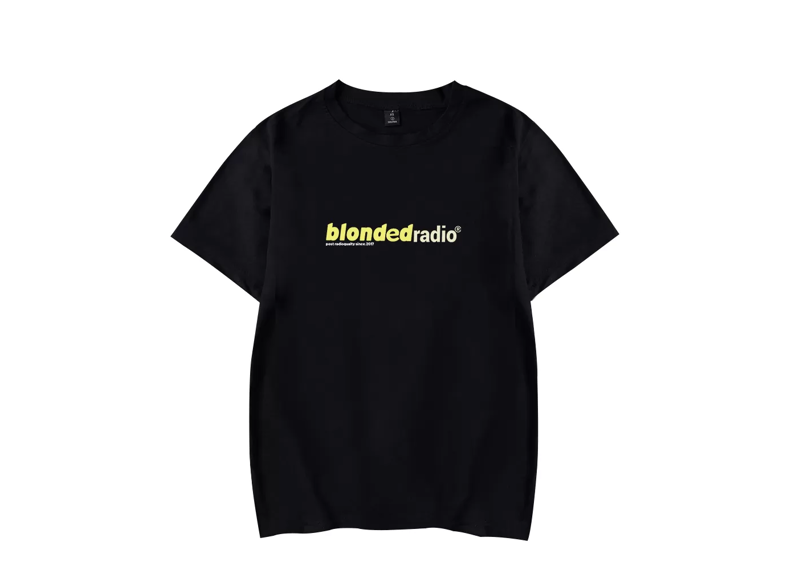 Frank Ocean Blonded Radio New Classic Logo T-Shirt - Black/Bolt