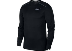 Nike Dri-Fit Miler Long Sleeve T-Shirt - Black