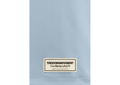 The Giving Movement Oversized Contrast Back Print T-Shirt - Powder Blue