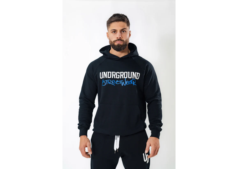 Undrground Graphic Hoodie - Black