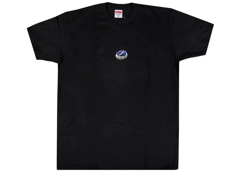 Supreme Bottle Cap T-Shirt -  Black (FW18)
