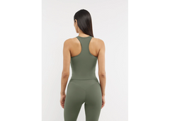 The Giving Movement High Neck Vest - Clay