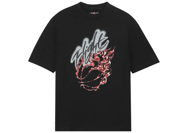 Nike Air Jordan x Travis Scott Flight Graphic T-Shirt - Black
