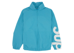 Supreme Spellout Track Jacket Aqua