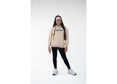 Undrground Moving In Silence Collection Kids Hoodie - Tan/Black