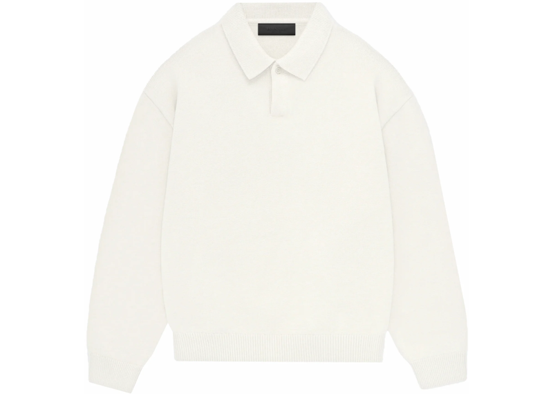 Fear of God Essentials Knit Polo - Cloud Dancer (FW23)