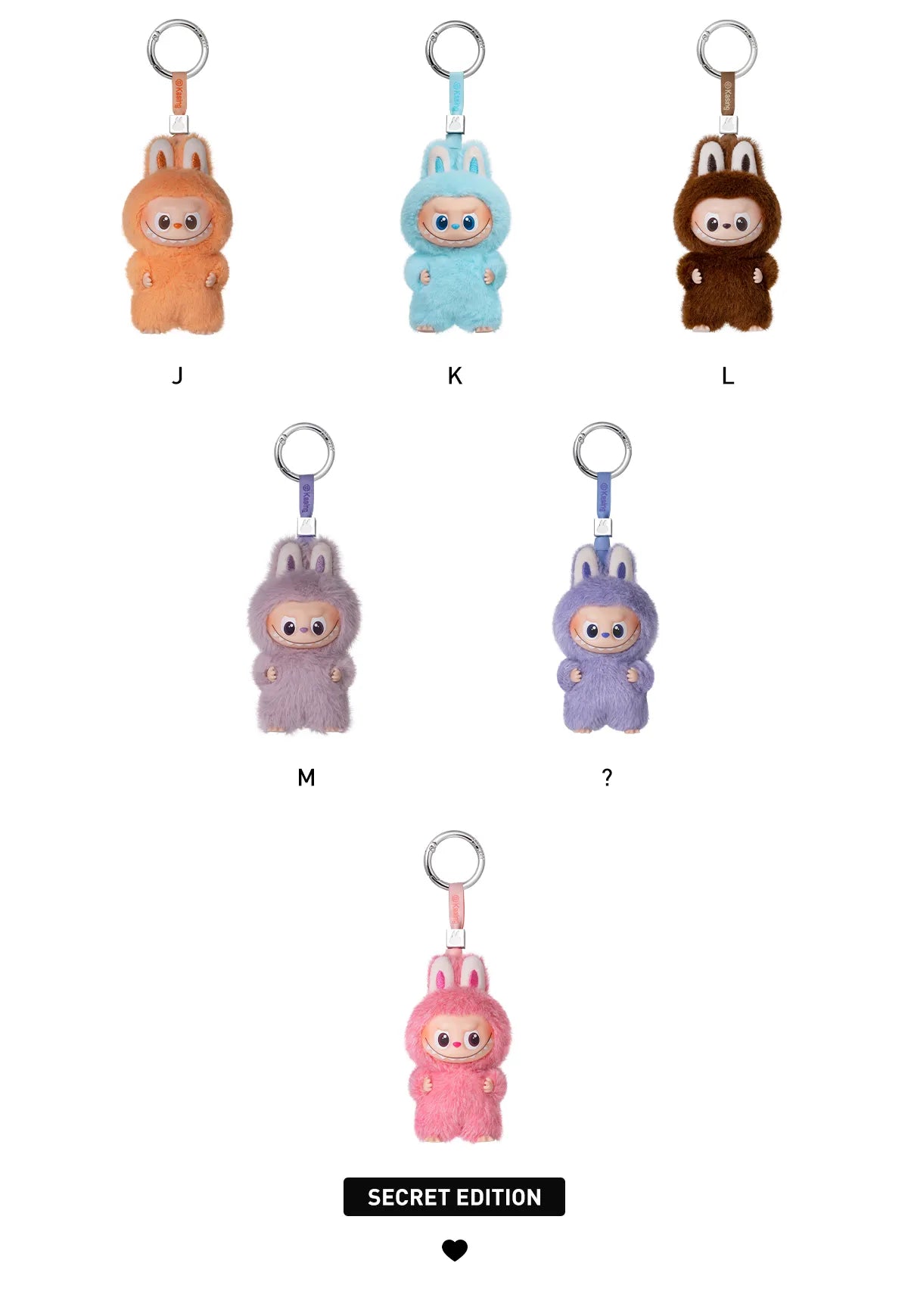 Labubu Pin For Love (A-M)